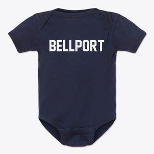 Bellport New York Classic Block Baby Onesie