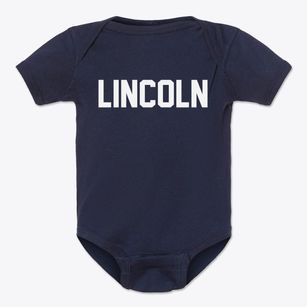 Lincoln New York Classic Block Baby Onesie