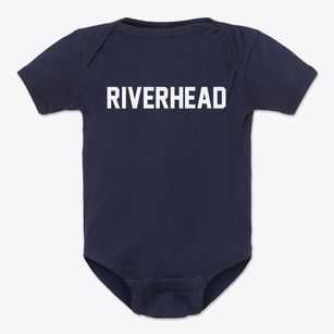 Riverhead New York Classic Block Baby Onesie