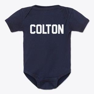 Colton New York Classic Block Baby Onesie