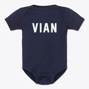 Vian Oklahoma Classic Block Baby Onesie
