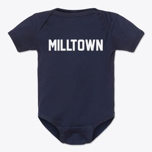 Milltown Wisconsin Classic Block Baby Onesie