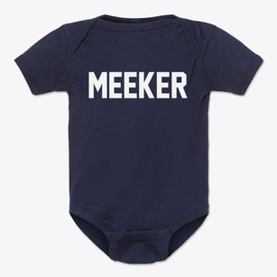 Meeker Oklahoma Classic Block Baby Onesie