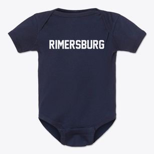 Rimersburg Pennsylvania Classic Block Baby Onesie
