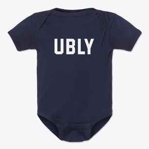 Ubly Michigan Classic Block Baby Onesie