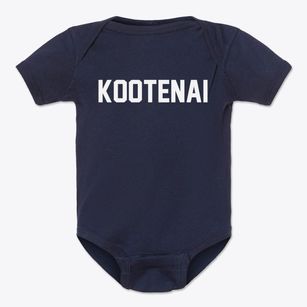 Kootenai Idaho Classic Block Baby Onesie