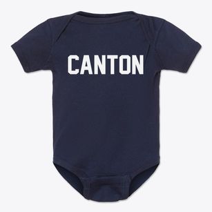 Canton Kansas Classic Block Baby Onesie
