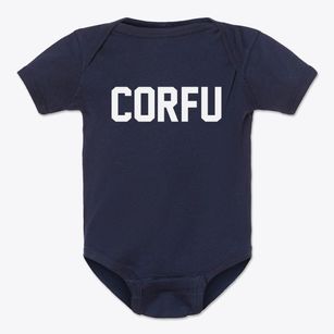 Corfu New York Classic Block Baby Onesie