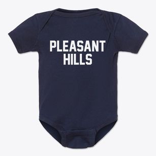 Pleasant Hills Ohio Classic Block Baby Onesie