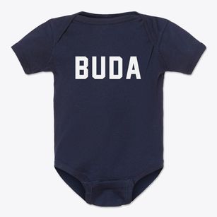 Buda Illinois Classic Block Baby Onesie