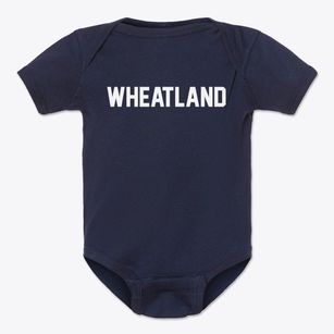 Wheatland Indiana Classic Block Baby Onesie
