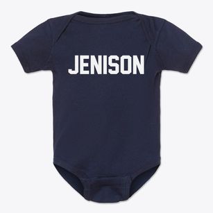 Jenison Michigan Classic Block Baby Onesie