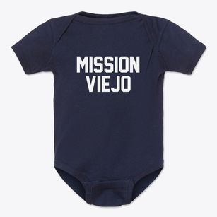 Mission Viejo California Classic Block Baby Onesie