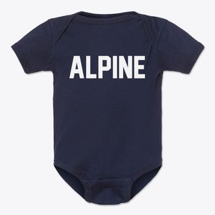 Alpine Oregon Classic Block Baby Onesie