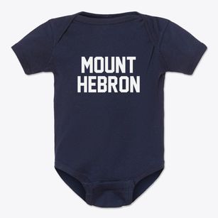 Mount Hebron California Classic Block Baby Onesie