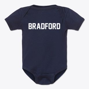 Bradford Iowa Classic Block Baby Onesie