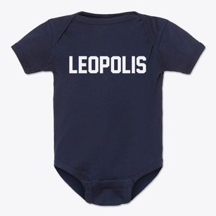 Leopolis Wisconsin Classic Block Baby Onesie
