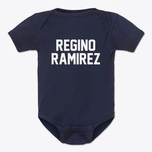 Regino Ramirez Texas Classic Block Baby Onesie