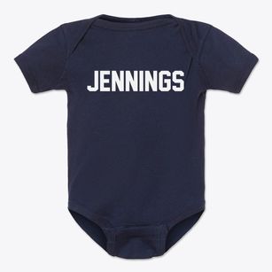 Jennings Louisiana Classic Block Baby Onesie