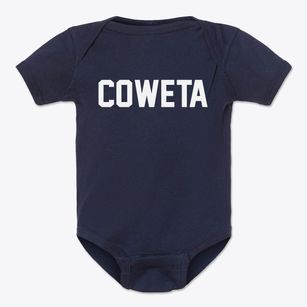 Coweta Oklahoma Classic Block Baby Onesie