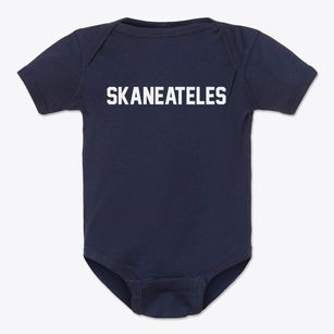 Skaneateles New York Classic Block Baby Onesie