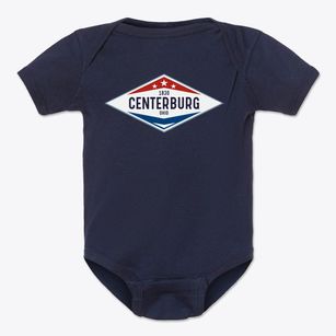 Centerburg Ohio Diamond Star Baby Onesie