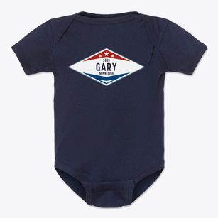 Gary Minnesota Diamond Star Baby Onesie