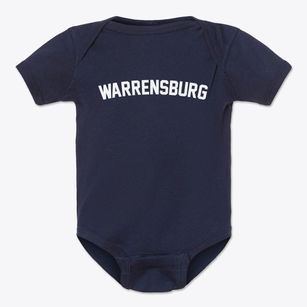 Warrensburg New York Classic Curve Baby Onesie