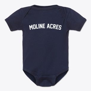 Moline Acres Missouri Classic Curve Baby Onesie