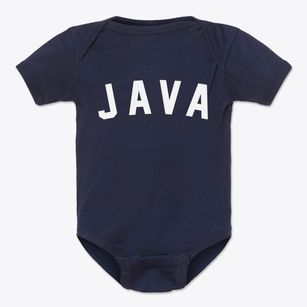 Java New York Classic Curve Baby Onesie
