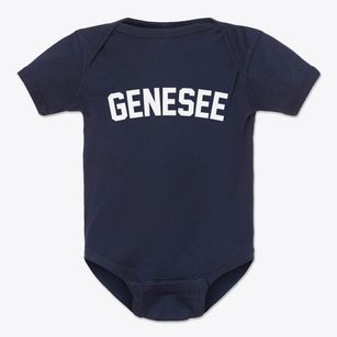 Genesee New York Classic Curve Baby Onesie