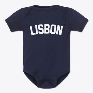 Lisbon New Hampshire Classic Curve Baby Onesie