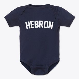 Hebron Nebraska Classic Curve Baby Onesie