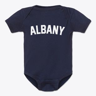 Albany New Hampshire Classic Curve Baby Onesie