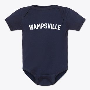 Wampsville New York Classic Curve Baby Onesie