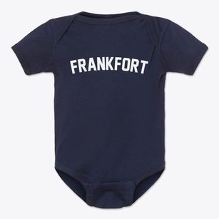 Frankfort Illinois Classic Curve Baby Onesie