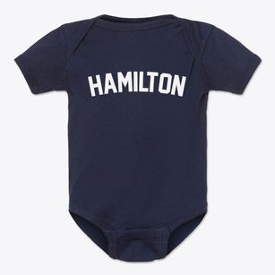 Hamilton North Carolina Classic Curve Baby Onesie