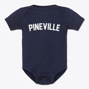 Pineville Arkansas Classic Curve Baby Onesie