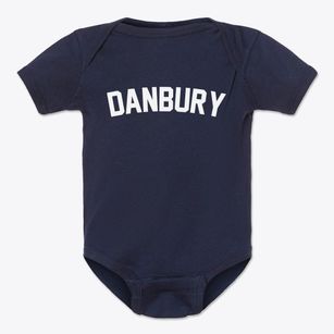 Danbury Wisconsin Classic Curve Baby Onesie