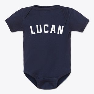 Lucan Minnesota Classic Curve Baby Onesie