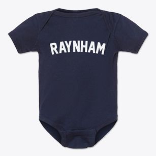 Raynham North Carolina Classic Curve Baby Onesie