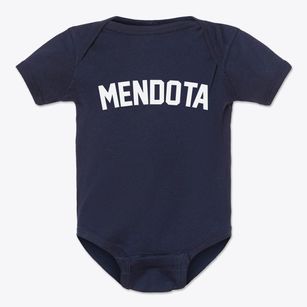 Mendota Illinois Classic Curve Baby Onesie