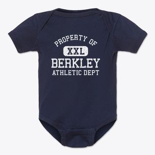 Berkley Massachusetts Athletic Dept Baby Onesie