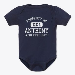 Anthony Texas Athletic Dept Baby Onesie
