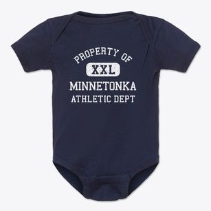 Minnetonka Minnesota Athletic Dept Baby Onesie