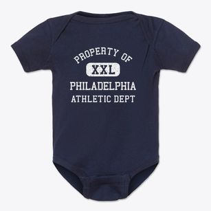 Philadelphia New York Athletic Dept Baby Onesie