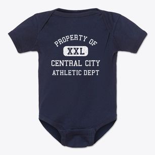 Central City Iowa Athletic Dept Baby Onesie