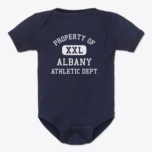 Albany Vermont Athletic Dept Baby Onesie