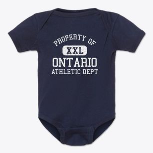 Ontario Wisconsin Athletic Dept Baby Onesie