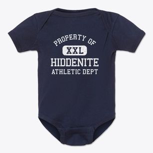 Hiddenite North Carolina Athletic Dept Baby Onesie